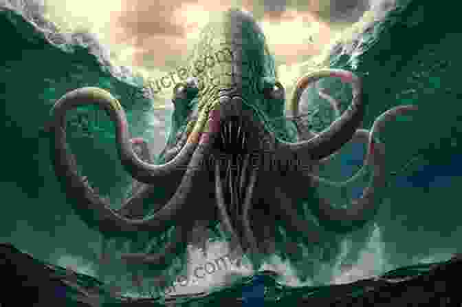 A Giant Squid Lurks In The Dark Depths Of The Ocean, Its Massive Tentacles Reaching Out Into The Abyss. Denizens Of The Deep: True Tales Of Deep Sea Fishing