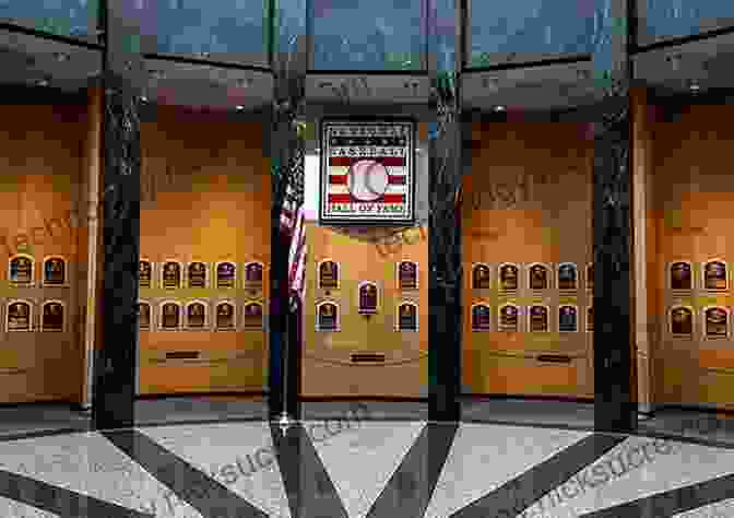 A Group Of Baseball Players Standing In Front Of The Baseball Hall Of Fame Building True Stories Of Baseball S Hall Of Famers (True Stories (Bluewood Books))