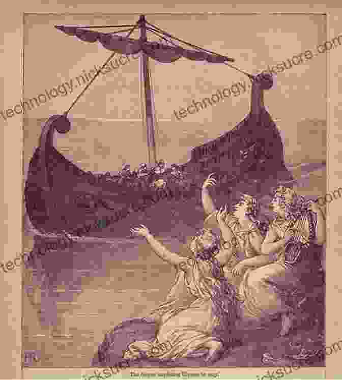 An Illustration Of The Sirens Of Mars, Depicted As Ethereal Female Figures Luring Sailors To Their Doom The Sirens Of Mars: Searching For Life On Another World