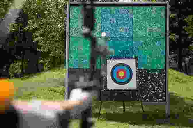 Archer Maintaining Focus While Aiming At A Clay Target. Mind Vs Target: Six Steps To Winning In The Clay Target Mind Field