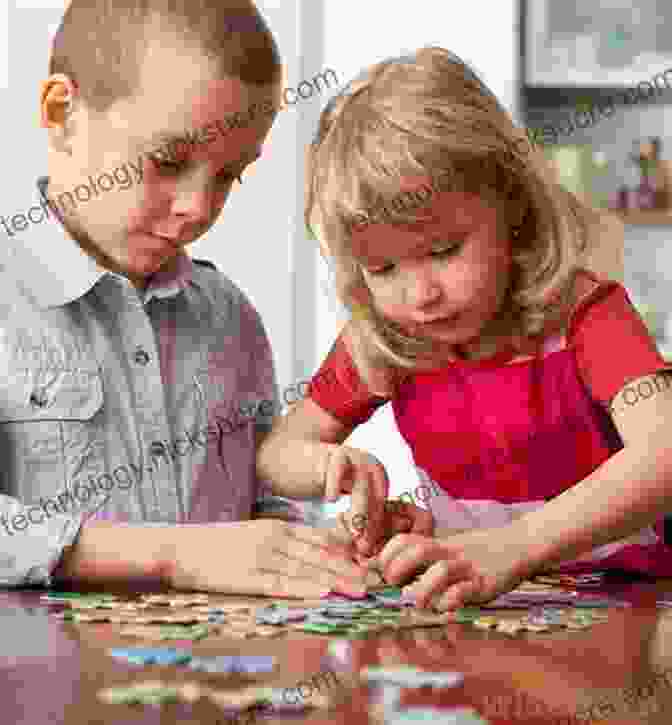 Children Collaborating To Solve A Math Puzzle More Than Counting: Math Activities For Preschool And Kindergarten Standards Edition