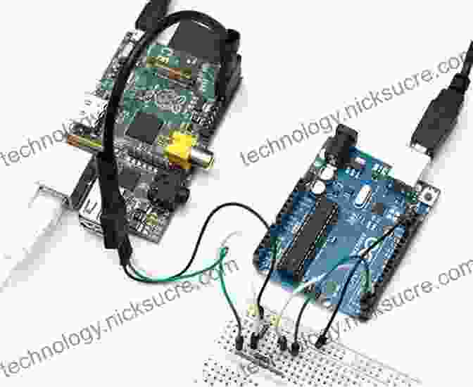 Image Of Arduino And Raspberry Pi Connected Hacking Electronics: Learning Electronics With Arduino And Raspberry Pi Second Edition