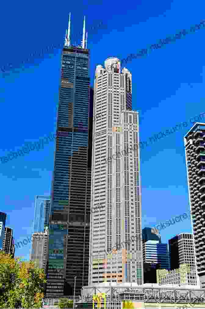 Modern Skyline Of Chicago With Skyscrapers And Willis Tower In The Foreground The Atlas Of Bourbon And American Whiskey: A Journey Through The Spirit Of America