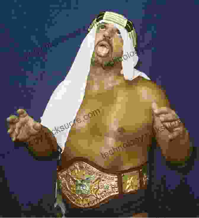 The Sheik In Action, Striking A Signature Pose Blood And Fire: The Unbelievable Real Life Story Of Wrestling S Original Sheik